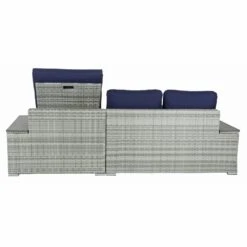 Azuma Grey Rattan Garden Sofa Set Recliner Lounger Tivoli -XS-Stock XS6987 1600 3