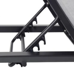 Azuma Grey Sun Lounger Set Garden Recliners Table Aluminium -XS-Stock XS7017 1600 5 opt