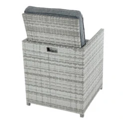 Azuma Grey Rattan Garden Cube Set Table Chairs Stools Monza -XS-Stock XS7058 1600 8