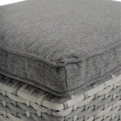 Barletta Garden Dining Set 3 Seater Sofa Grey Rattan Armchairs -XS-Stock XS7064 1600 13