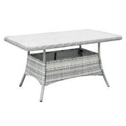 Barletta Garden Dining Set 3 Seater Sofa Grey Rattan Armchairs -XS-Stock XS7064 1600 6 opt