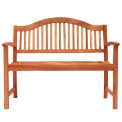 Azuma Wooden Bench 2 Seat Garden Hardwood Furniture -XS-Stock XS7094 1600 3