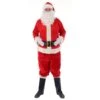 Deluxe 8 Piece Santa Suit Christmas Costume Festive Party