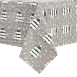 Christmas Tablecloth PVC Wipe Clean Xmas Table Cover -XS-Stock XS7138 1 opt
