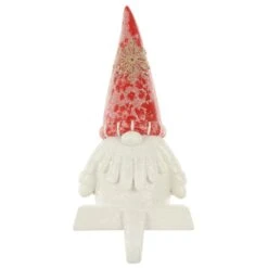 Novelty Gonk Christmas Stocking Hanger Santa Gnome Glitter -XS-Stock XS7168 1 opt