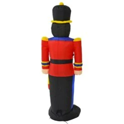4ft Inflatable Nutcracker Figure Christmas Decoration With LED -XS-Stock XS7211 3 opt
