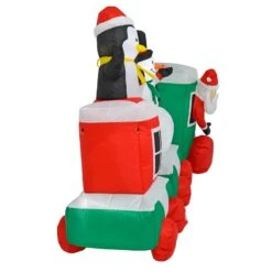 11ft Giant Light Up Inflatable Train Christmas Decoration Santa -XS-Stock XS7213 3 opt