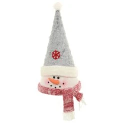 Novelty Christmas Tree Topper Santa Snowman Fabric Cone Hat 48cm -XS-Stock XS7238 1 opt