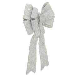 Light Up Christmas Door Bow Decoration Glitter 60cm 11 Light Up Christmas Door Bow Decoration Glitter 60cm -XS-Stock XS7276 2 opt