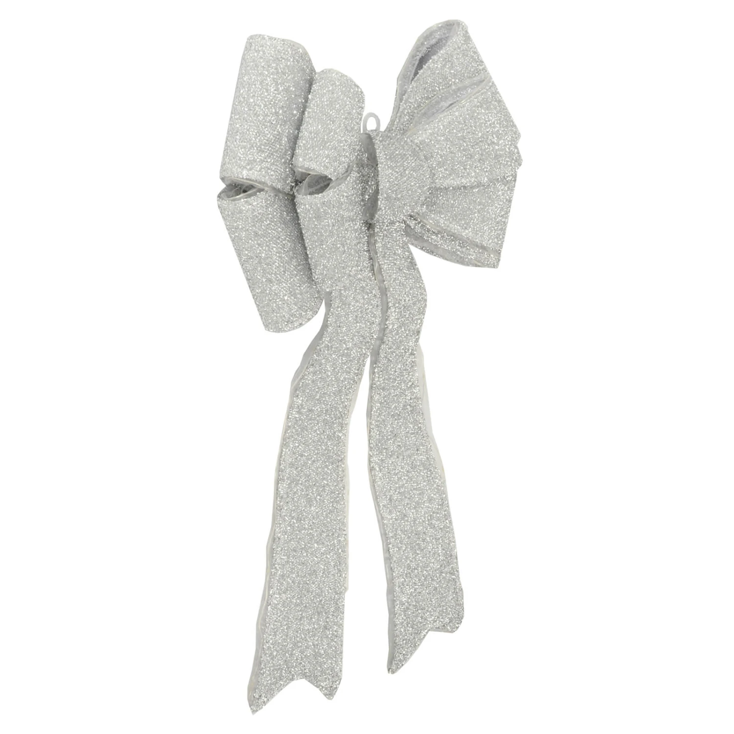 Light Up Christmas Door Bow Decoration Glitter 60cm 6 Light Up Christmas Door Bow Decoration Glitter 60cm - Image 6