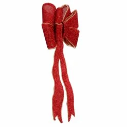 Light Up Christmas Door Bow Decoration Glitter 60cm 10 Light Up Christmas Door Bow Decoration Glitter 60cm -XS-Stock XS7277 2 opt