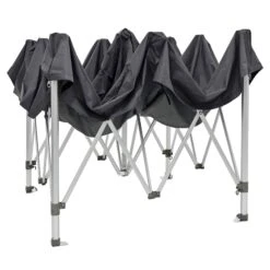 Azuma Ultimate Gazebo Pop Up Garden Marquee Sports Shelter Grey 3m -XS-Stock XS7351 8 opt