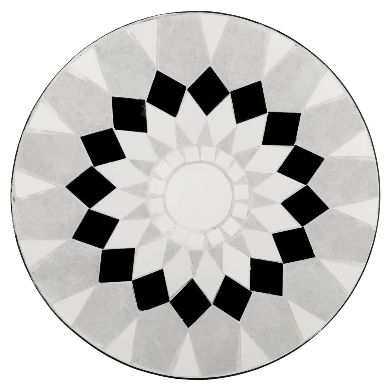 Azuma Garden Bistro Set Table Chairs Mosaic Tile Greek Design 5 Azuma Garden Bistro Set Table Chairs Mosaic Tile Greek Design - Image 5