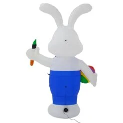 6ft Easter Bunny Egg Light Up Inflatable Party Decoration -XS-Stock XS7365 4 opt