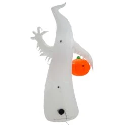 6ft LED Inflatable Ghost With Pumpkin Halloween Party Decoration -XS-Stock XS7371 3 opt
