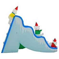 9ft Inflatable Light Up Polar Bear Slide Tree Christmas Decoration 10 9ft Inflatable Light Up Polar Bear Slide Tree Christmas Decoration -XS-Stock XS7387 4 opt