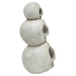 Light Up Skull Stack Colour Change LED Halloween Decoration 30cm -XS-Stock XS7409 3 opt