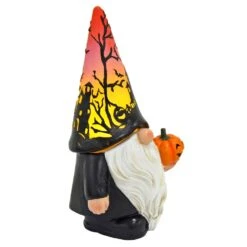 Light Up Halloween Gnome With Pumpkin Figure Decoration 20cm -XS-Stock XS7411 2 opt
