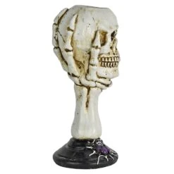 Skull Candle Holder Skeleton Hand Halloween Decoration 22cm -XS-Stock XS7412 2 opt