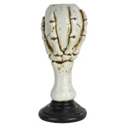 Skull Candle Holder Skeleton Hand Halloween Decoration 22cm -XS-Stock XS7412 3 opt