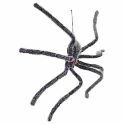 5ft LED Giant Spider Outdoor Halloween Prop Purple Red Lights -XS-Stock XS7417 2 opt