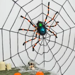 Large Spider LED Body Halloween Party Decoration Tarantula 68cm