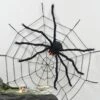 Giant Spider With Light Up Eyes Halloween Party Decoration 110cm