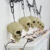 2m Halloween Garland 6 Skulls On Chain Party Decoration