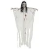 Life Size Hanging Vampiress White Shroud Halloween Decoration