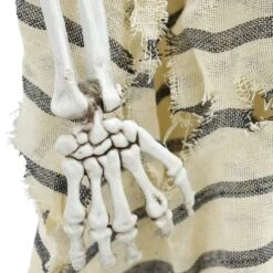 5ft Hanging Pirate Ghost Light Up Eyes Skeleton Decoration -XS-Stock XS7454 4 opt