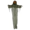 6ft Scary Hanging Pumpkin Green LED Eyes Sounds Decoration Prop