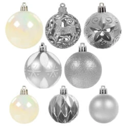 67pc Christmas Tree Baubles Set Mixed Size Design Decorations 10 67pc Christmas Tree Baubles Set Mixed Size Design Decorations -XS-Stock XS7479 1a opt