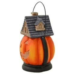 Pumpkin House Lantern Candle Holder Halloween Decoration 38cm 7 Pumpkin House Lantern Candle Holder Halloween Decoration 38cm -XS-Stock XS7493 2 opt