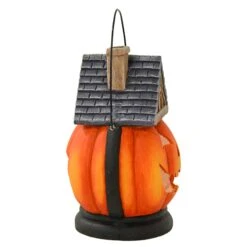 Pumpkin House Lantern Candle Holder Halloween Decoration 38cm 9 Pumpkin House Lantern Candle Holder Halloween Decoration 38cm -XS-Stock XS7493 4 opt