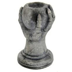 Light Up Skull Hand Candy Holder Halloween Decoration Grey 29cm -XS-Stock XS7494 4 opt