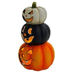 LED Pumpkin Lantern Stack Trio Halloween Decoration 60cm -XS-Stock XS7495 3 opt