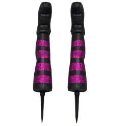 Witch Legs Halloween Decoration Purple Glitter Garden Stakes 45cm -XS-Stock XS7569 2 opt