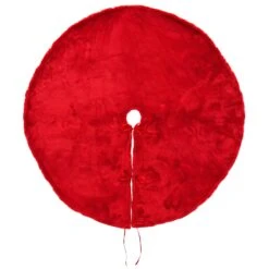 Christmas Tree Skirt Faux Fur Fabric Cover Base Decoration 1m 16 Christmas Tree Skirt Faux Fur Fabric Cover Base Decoration 1m -XS-Stock XS7580 1 opt