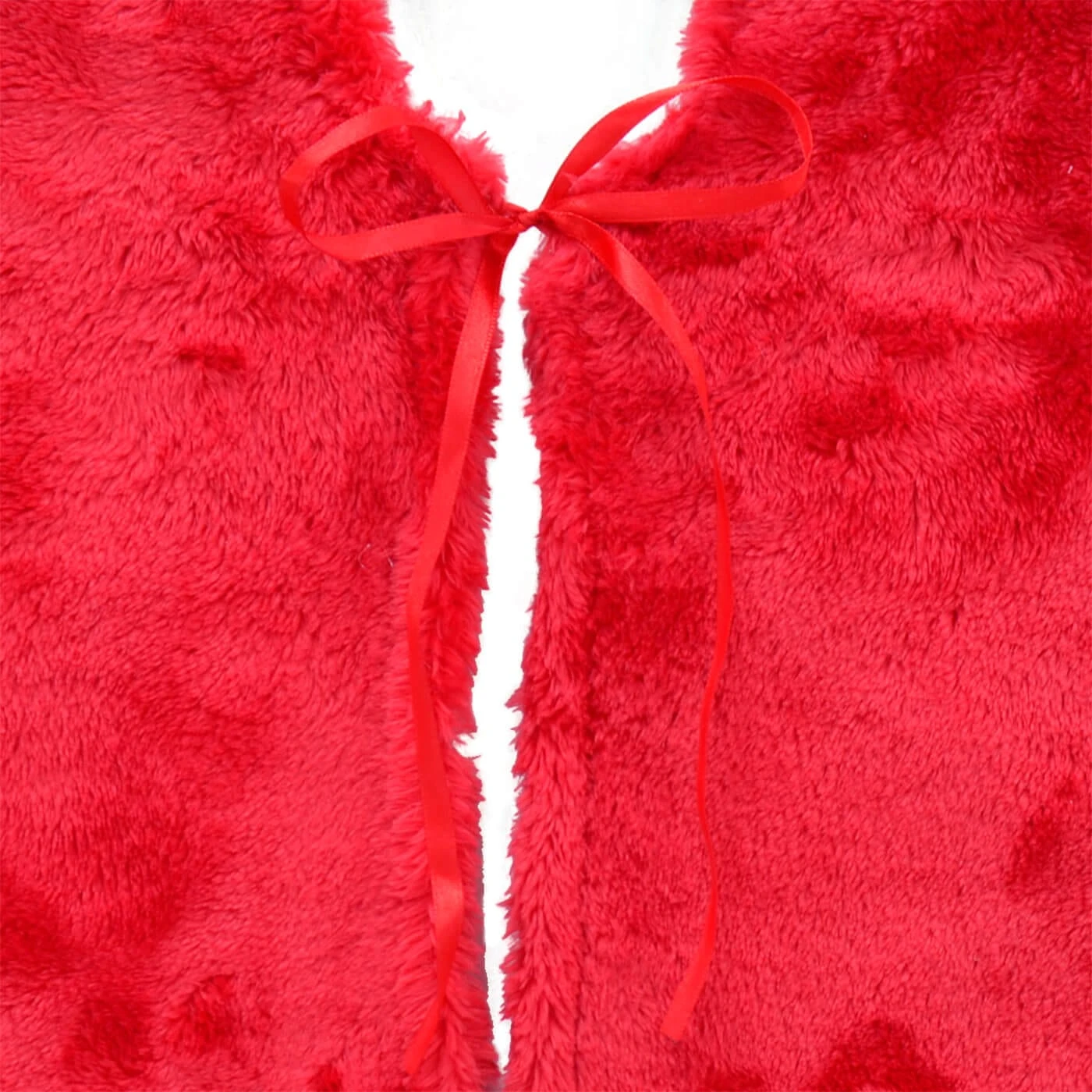 Christmas Tree Skirt Faux Fur Fabric Cover Base Decoration 1m 9 Christmas Tree Skirt Faux Fur Fabric Cover Base Decoration 1m - Image 9