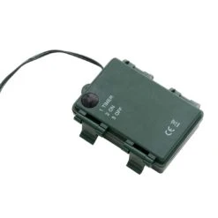 Christmas Wreath Pre-Lit Silver Gold Leaf Berries 60cm (2ft) -XS-Stock XS BatteryPack 1600 1 33903.1539340303.1100.1100