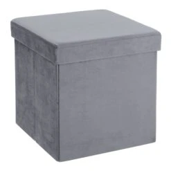 Hodge & Hodge Velvet Effect Storage Ottoman With Lid 19 Hodge & Hodge Velvet Effect Storage Ottoman With Lid -XS-Stock b1a1c37c 601f 468c ab0f cc537c66aabd