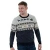 Mens Novelty Light Up Knitted Christmas Jumper Jingle All The Way