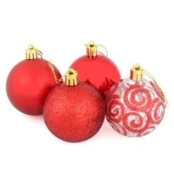 16 X 6cm Christmas Tree Baubles Swirl Matte Glitter Mirrored -XS-Stock e3665a1b f55c 4803 91ca 1eb51081f551