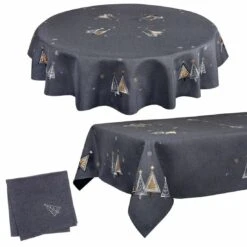 Fabric Christmas Tablecloths Table Covers / Napkins -XS-Stock xmas tree slate 1600 opt 75993.1591950600.1100.1100
