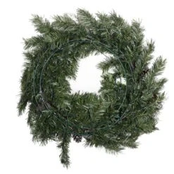LED Snow Frosted Christmas Wreath With Berries & Pine Cones -XS-Stock xs2885 1600 4 95408.1496891526.1100.1100