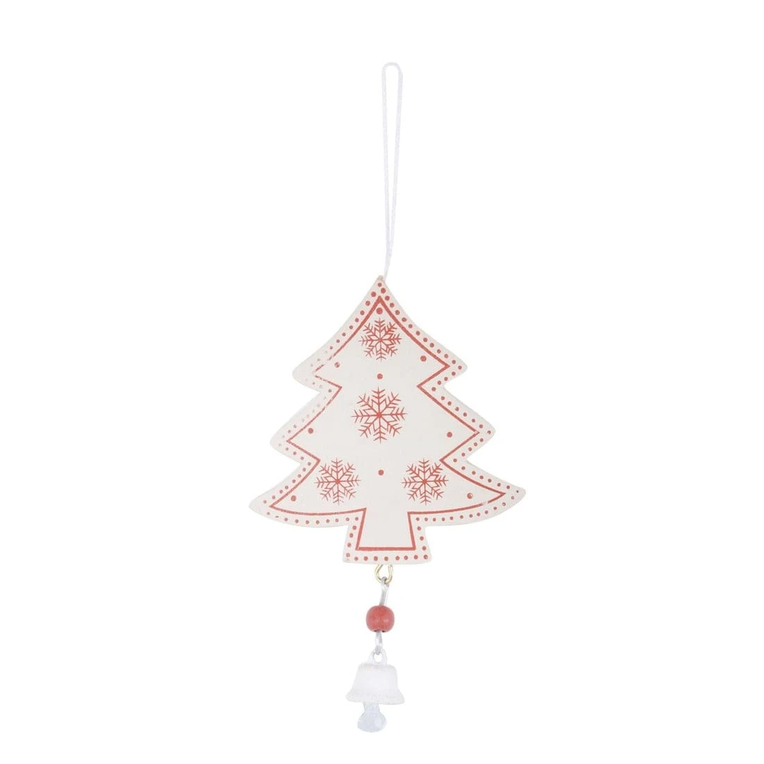 Set Of 6 Wooden Tree Christmas Tree Decorations Boxed 4 Set Of 6 Wooden Tree Christmas Tree Decorations Boxed - Image 4