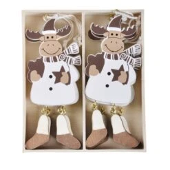 Set Of 6 Novelty Christmas Wooden Tree Decorations Boxed -XS-Stock xs4529 1600 2 38179.1495620439.1100.1100