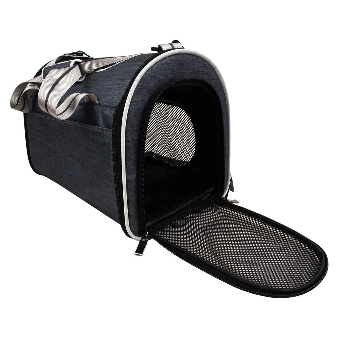 Blue Pet Carrier Duffel Bag Cat Dog Travel Accessory 2 Blue Pet Carrier Duffel Bag Cat Dog Travel Accessory - Image 2